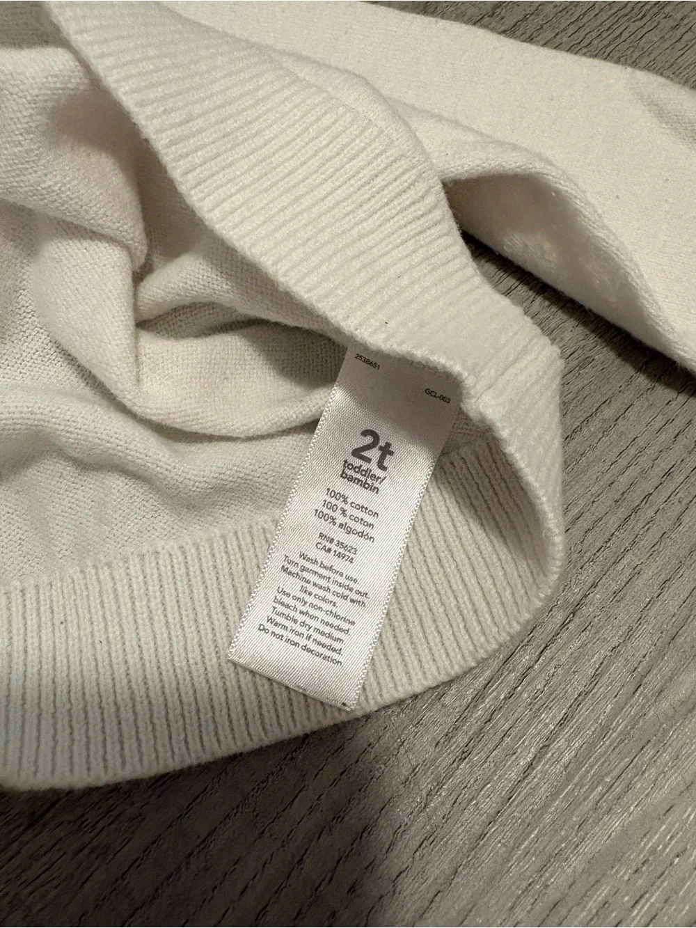 Carters White Button Up Cardigan 2T